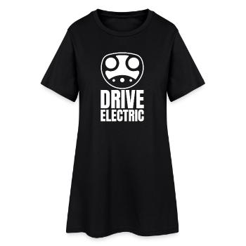 Drive Electric Supercharge - Fans de voitures électriques - Robe T-shirt Femme - noir - Devant