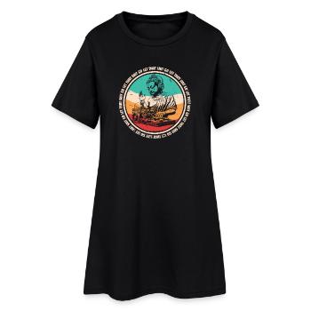 DJ Buddha - let that shit go - Robe T-shirt Femme - noir - Devant