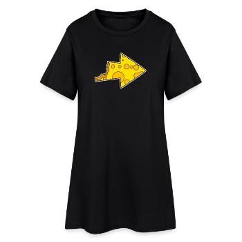 Fromage Arrow - Robe T-shirt Femme - noir - Devant