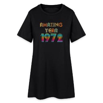 Amazing YEAR 1972 - Robe T-shirt Femme - noir - Devant