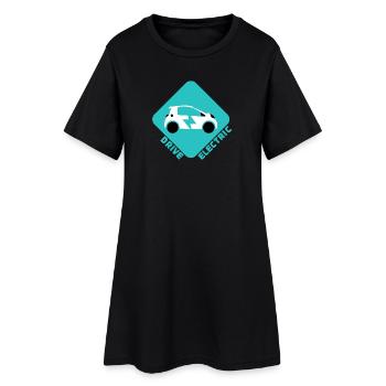 Drive Electric Supercharge - Fans de voitures électriques - Robe T-shirt Femme - noir - Devant