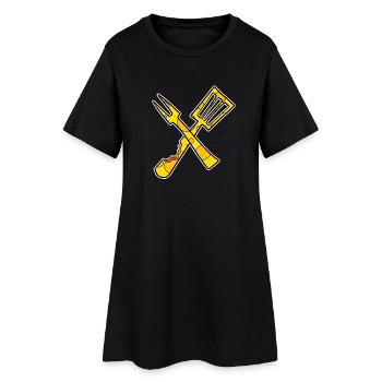 Chef Cuisine Restaurant - Robe T-shirt Femme - noir - Devant