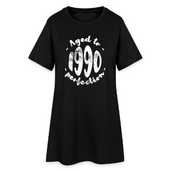 La perfection nostalgique des années 1990 - Robe T-shirt Femme - noir - Devant