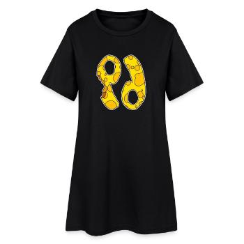 Symbole du Cancer du signe du zodiaque - Robe T-shirt Femme - noir - Devant