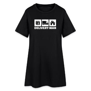 Fournisseur Disant Emploi Travailleur Carrière Bourreau de travail - Robe T-shirt Femme - noir - Devant