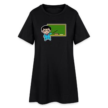 Teacher Job Employee Success Supervisor Work - Women’s T-Shirt Dress - black - Front