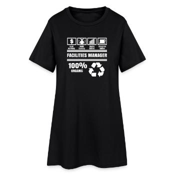Gestionnaire, Superviseur de travail, Énoncé de carrière - Robe T-shirt Femme - noir - Devant