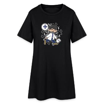 Docteur, Profession, Superviseur d’emploi, Réussite professionnelle - Robe T-shirt Femme - noir - Devant