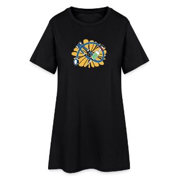 Carrière Médecin Superviseur d’emploi Réussite Profession - Robe T-shirt Femme - noir - Devant