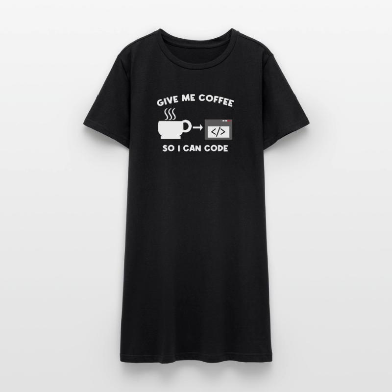 Coder Arbeiter Statement Job Beruf Karriere Erfolg Frauen T-Shirt-Kleid