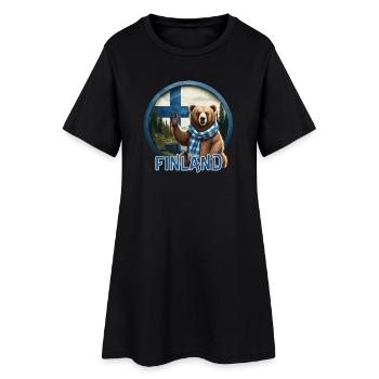Finland - Finnland - Suomi - Women’s T-Shirt Dress - black - Front