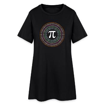 Pi Day - Bonne journée Pi - Robe T-shirt Femme - noir - Devant