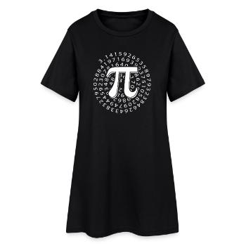 Pi Day - Bonne journée Pi - Robe T-shirt Femme - noir - Devant