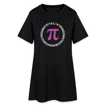 Pi Day - Bonne journée Pi - Robe T-shirt Femme - noir - Devant