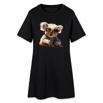 Koala Australie Koalas Koala Ours Mignon Koala Ours - Robe T-shirt Femme - noir - Devant