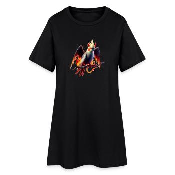Nymphe du diable (02) - Robe T-shirt Femme - noir - Devant