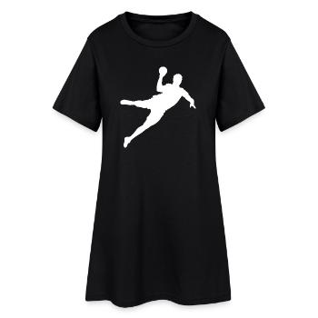 Lancer de handball Joueurs de handball européens Symbole Icône de l’équipe - Robe T-shirt Femme - noir - Devant