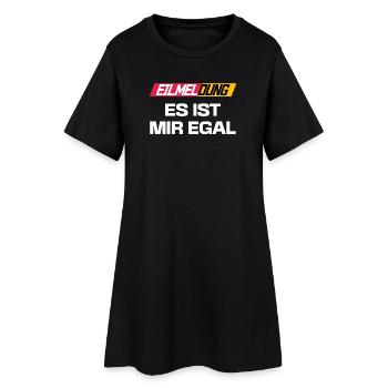 Chill n’a pas d’importance, déclaration drôle, je m’en fiche - Robe T-shirt Femme - noir - Devant