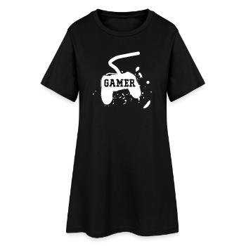Console de jeux - Robe T-shirt Femme - noir - Devant