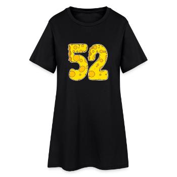 52 ans de Lustig Käse - Robe T-shirt Femme - noir - Devant