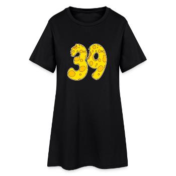 39 Jahre Lustig Käse - Frauen T-Shirt-Kleid - Schwarz - Vorne