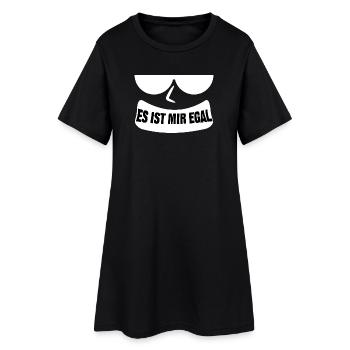 Je ne me soucie pas de la froideur de la déclaration - Robe T-shirt Femme - noir - Devant