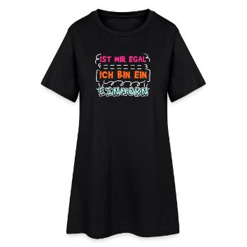 La détente n’a pas d’importance déclaration Je m’en fiche attitude - Robe T-shirt Femme - noir - Devant