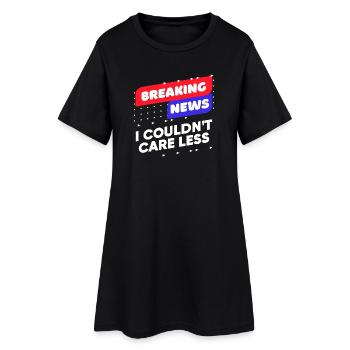 Quoi qu’il en soit, je me fiche de l’attitude, détendez-vous - Robe T-shirt Femme - noir - Devant