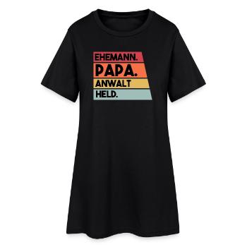 Ehemann Papa Anwalt Held - Frauen T-Shirt-Kleid - Schwarz - Vorne