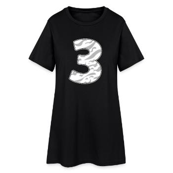 3 - Women’s T-Shirt Dress - black - Front