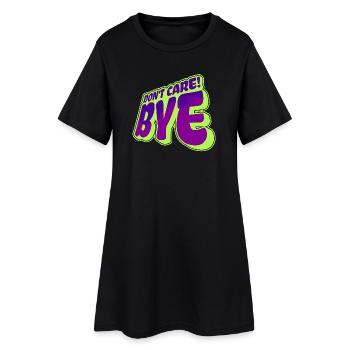 Cool saying: Doesn't matter, attitude, chill doesn't matter to me - Women’s T-Shirt Dress - black - Front