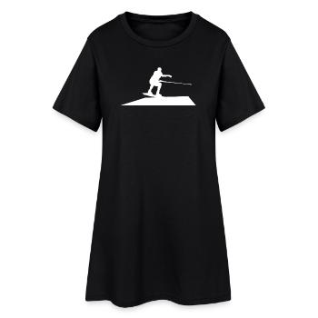 Sports nautiques Wakeboard Wakesurf Planche de surf Surf - Robe T-shirt Femme - noir - Devant