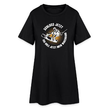 Stunt Wakeboard Planche de surf Kitesurfer Déclaration - Robe T-shirt Femme - noir - Devant