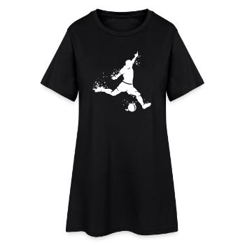 Joueur de football Blast Team icône Fan - Robe T-shirt Femme - noir - Devant
