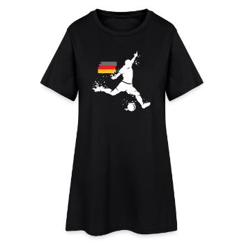 Football Germany Player Team Explosion - Women’s T-Shirt Dress - black - Front