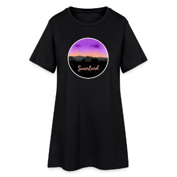 Sauerland Fineline Skyline - Robe T-shirt Femme - noir - Devant