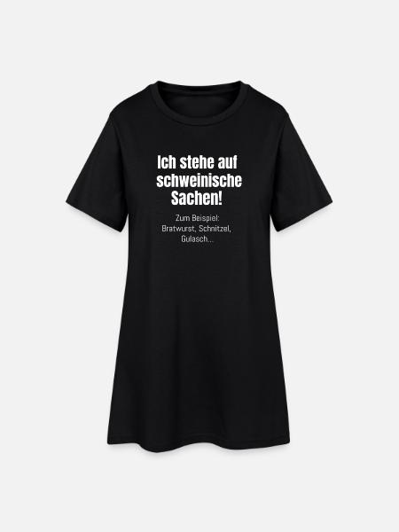 Trucs de cochon - Robe T-shirt Femme - noir