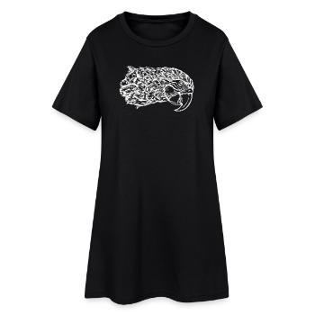 Perroquet, Animal, Oiseau, Zoo, Afrique, Tropical, Jungle - Robe T-shirt Femme - noir - Devant