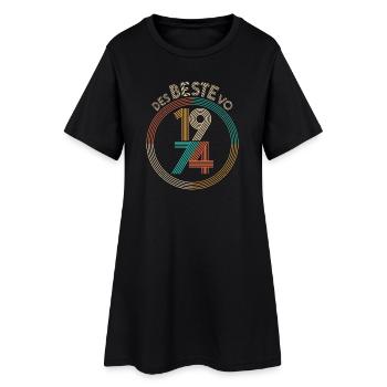 du BEST de 1974 - le BEST de 1974, anniversaire - Robe T-shirt Femme - noir - Devant