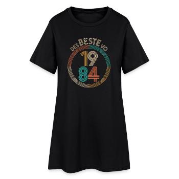 des BESTE vo 1984 - das BESTE von 1984, Geburtstag - Frauen T-Shirt-Kleid - Schwarz - Vorne