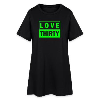 Conception d’amour trente ans de tennis d’anniversaire 30 ans - Robe T-shirt Femme - noir - Devant