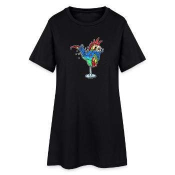 Amoureux Des Animaux, Animal De Compagnie, Perroquet, Animal, Oiseau, Zoo - Robe T-shirt Femme - noir - Devant