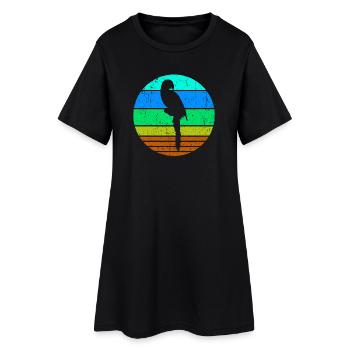 Oiseau, Perroquet, Amoureux Des Animaux, Animal De Compagnie, Jungle, Animal - Robe T-shirt Femme - noir - Devant