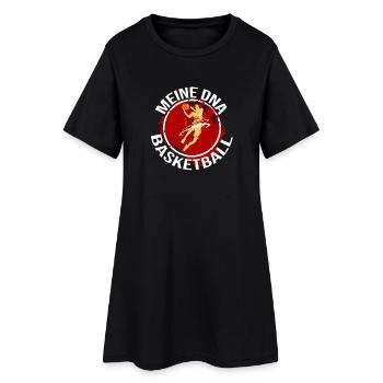 Mein DNA - Basketball - Frauen T-Shirt-Kleid - Schwarz - Vorne