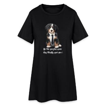 Bouvier bernois - Robe T-shirt Femme - noir - Devant