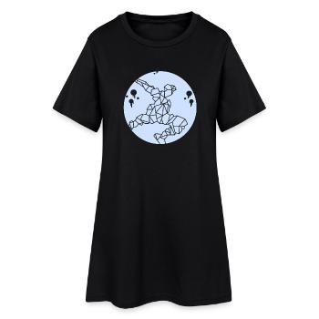 Sport - couleur - Robe T-shirt Femme - noir - Devant