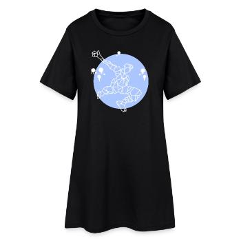 Sport - couleur blanche - Robe T-shirt Femme - noir - Devant