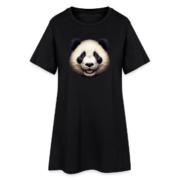 Panda - Women’s T-Shirt Dress - black - Front