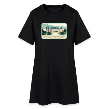 Château de Beauregard dans la Vallée de la Loire - Robe T-shirt Femme - noir - Devant