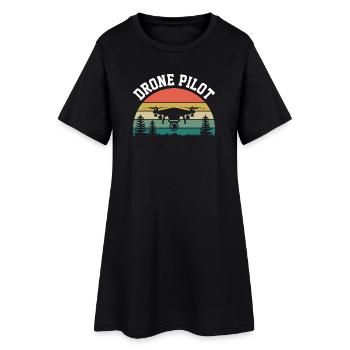 Drone Pilot - Women’s T-Shirt Dress - black - Front